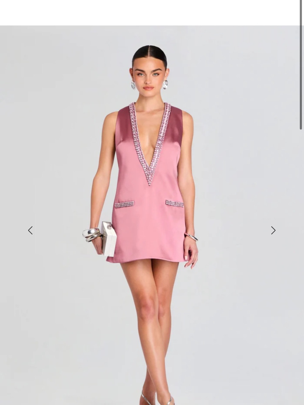 Retrofete Nancie Embellished Mini Dress